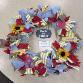 GEORGE - Back to School Wreath item