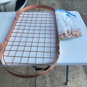 Copper wire hanging rack item