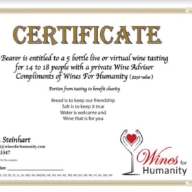 Wines for Humanity item
