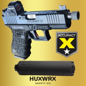 AXE-19 Tactical Pistol & HUXWRX FLOW 9K Ti Suppressor item