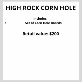 High Rock Corn Hole item