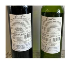 2 bottles (1 red 1white) Ernie Els Big Easy Wine-$50 value! item