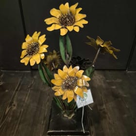Ornamental Metal Sunflowers item