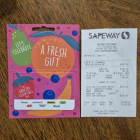$100.00 Safeway Gift Card item