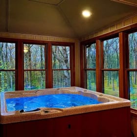 4 - Night Woodland Cabin Getaway w/FirePit, HotTub, GameRoom item