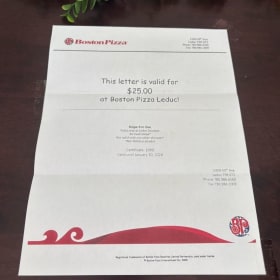 Boston PIzza Leduc item