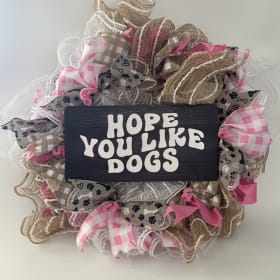 🐾 Handmade Wreath & Cozy Afghan Duo item
