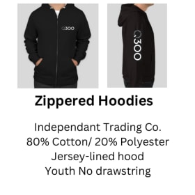 Zippered Hoodie - Adult (2XL-3XL) item