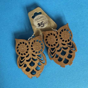24. Wood Earrings item