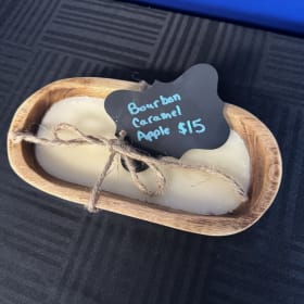 27. Hand poured candle item