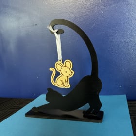29. Stretching Cat Ornament Hanger item