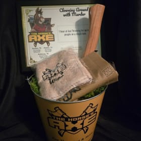 Item #5 Axe Throwing Basket! item