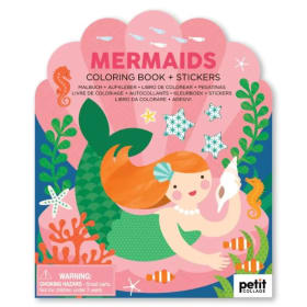 Colouring Book with Stickers: Mermaids item
