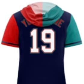 Turquoise,NvyBlu,Red,w/hoodie w/personalization item