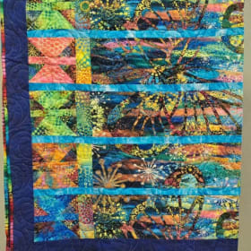 Vibrant Butterfly Quilt item