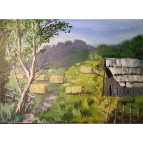 Midwest Farm Painting item