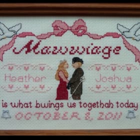 Custom Cross Stitch item