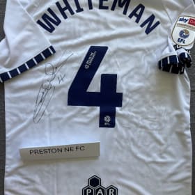 Preston North End Authentic Signed Captain's Shirt item