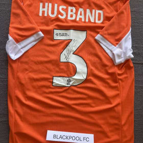 Signed Blackpool FC Captain's Shirt item