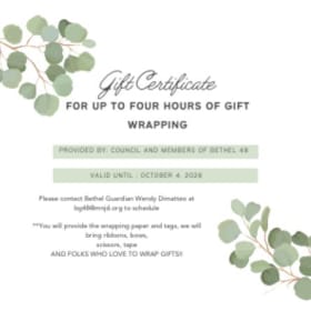#6 - 🎁 Up to 4 Hours of Gift Wrapping Service item
