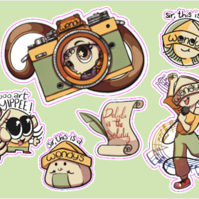 sticker sheet item
