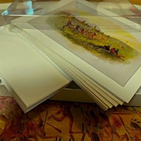 Ball Play at Traverse Des Sioux Note cards item