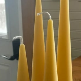 Hand-poured beeswax candles item