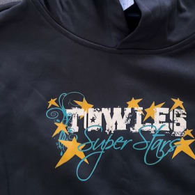 Fleece Short Sleeve Hooded Pullover LARGE item