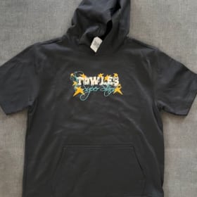 Fleece Short Sleeve Hooded Pullover SMALL item