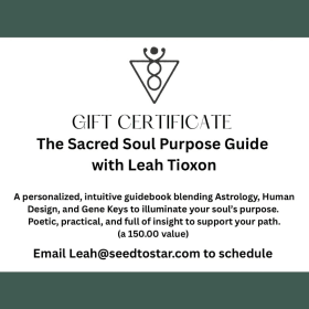Gift Certificate for A Sacred Soul Purpose Guide with Leah item
