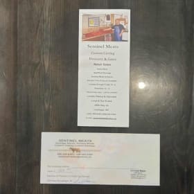 Sentinel Meats $50.00 Gift Certificate item
