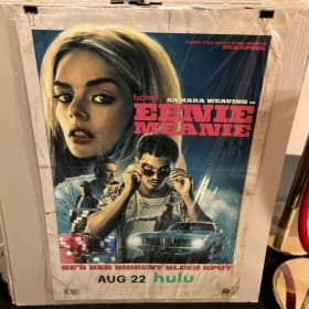 EENIE MEANIE POSTER SIGNED KARL GLUSMAN MIKE O’MALLEY 27x40 item