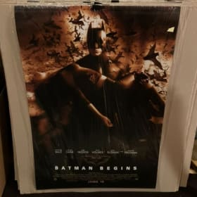 BATMAN BEGINS POSTER ORIGINAL 27x40 INCHES D/S CHRIS NOLAN item