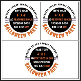 4" x 4" Sponsor ad item