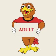 Adult Hawk Shirt (Red) item