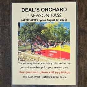 2026 Apple Acres Season Pass item