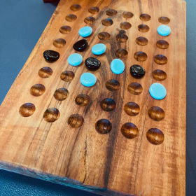 Hand Crafted Kōnane Board item