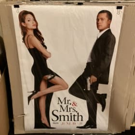 MR & MRS SMITH POSTER 1 ORIGINAL 27x40 INCHES D/S item