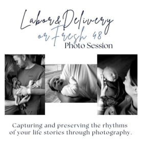 Labor & Delivery or “Fresh 48” Photo Session item