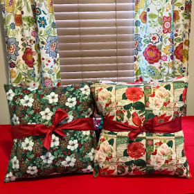 Homemade Christmas Throw Pillows item