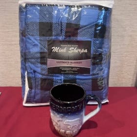 Sherpa Blanket, Mug, & Gift Card item