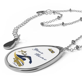 Tigers Personalized Oval Necklace item