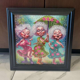 Dancing in the Rain Daimond Art-$75 Value item
