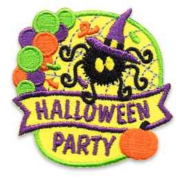 Cozy Halloween Party Badge item