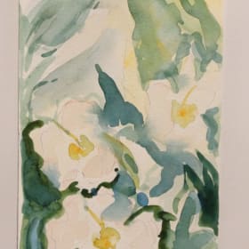 Abstract Watercolour Floral Painting item