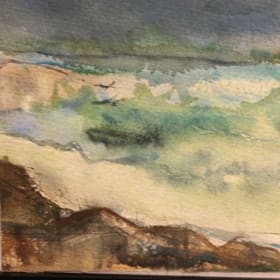Beach Scene Painting item