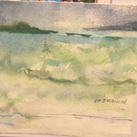 Beach Scene Painting item