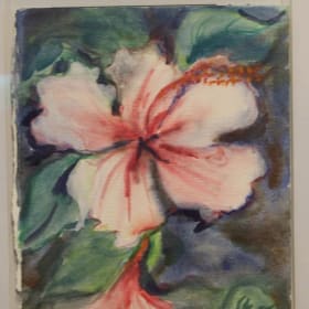 Hibicous Bloom Painting item