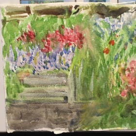 Impressionist Garden Painting item