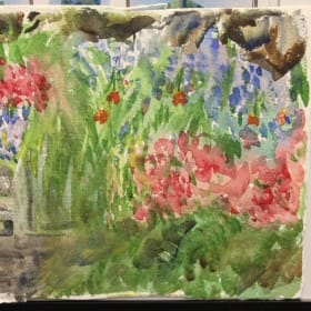 Impressionist Garden Painting item
